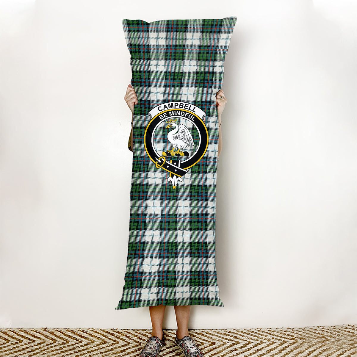 ScotsTee Shop Scottish Campbell of Cawdor Dress Ancient Crest Tartan Body Pillow