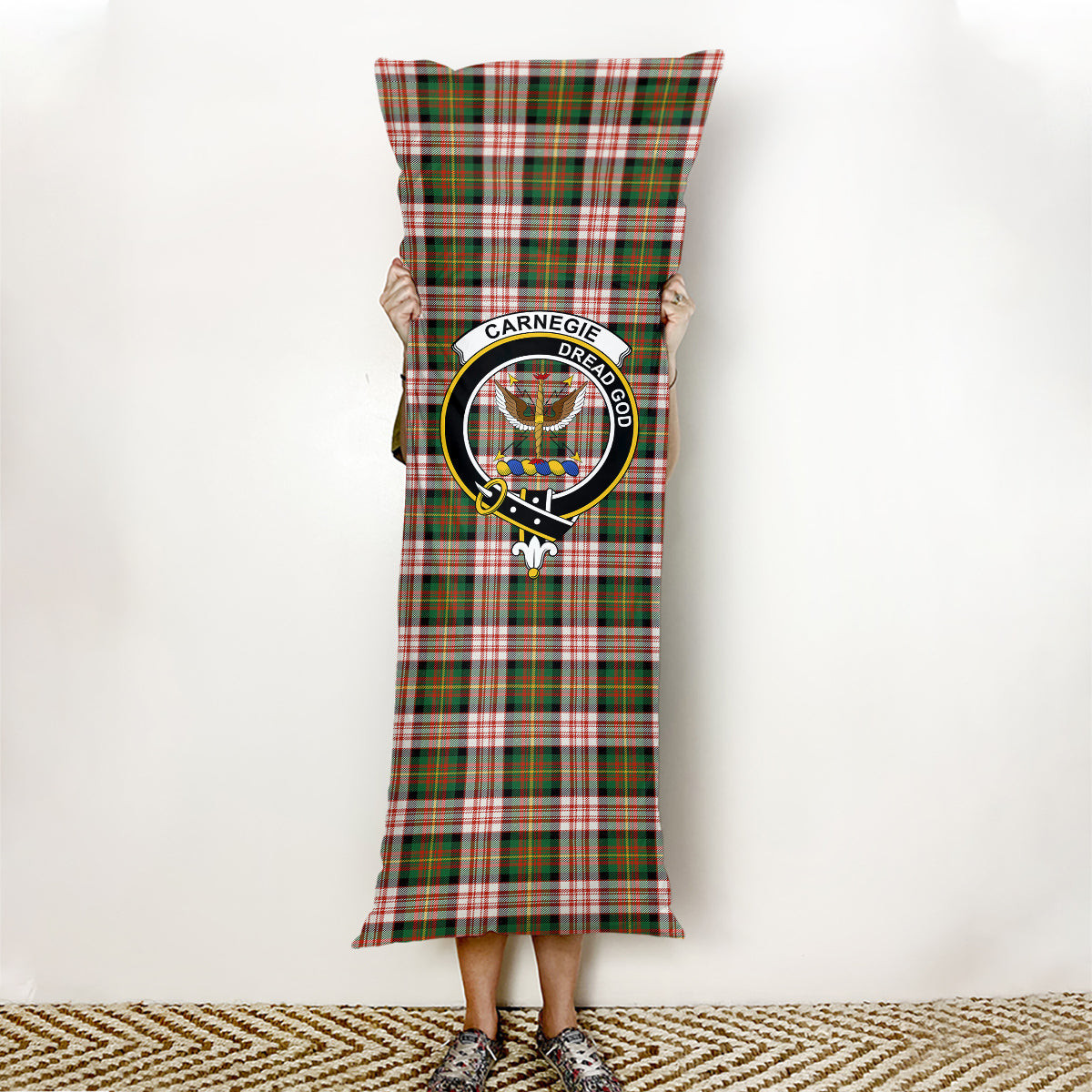 ScotsTee Shop Scottish Carnegie Dress Ancient Crest Tartan Body Pillow