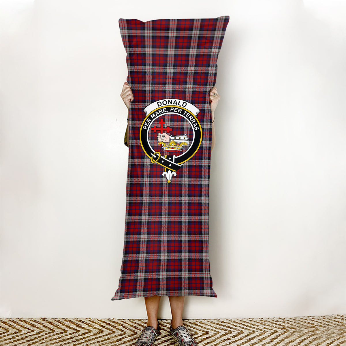 ScotsTee Shop Scottish Donald Dress Irish Crest Tartan Body Pillow