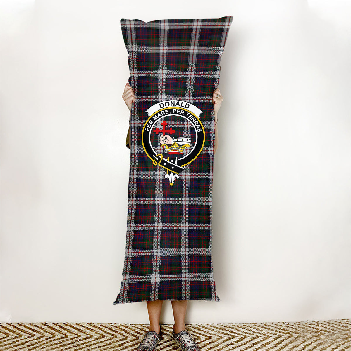 ScotsTee Shop Scottish Donald Dress Crest Tartan Body Pillow