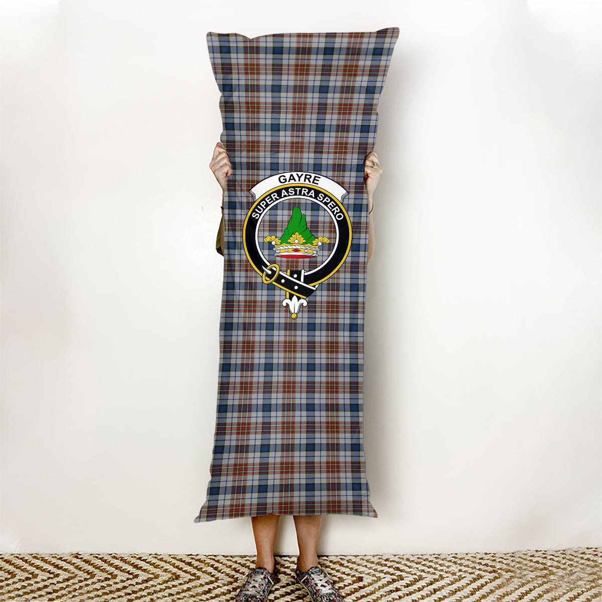 ScotsTee Shop Scottish Gayre Arisaidh Crest Tartan Body Pillow