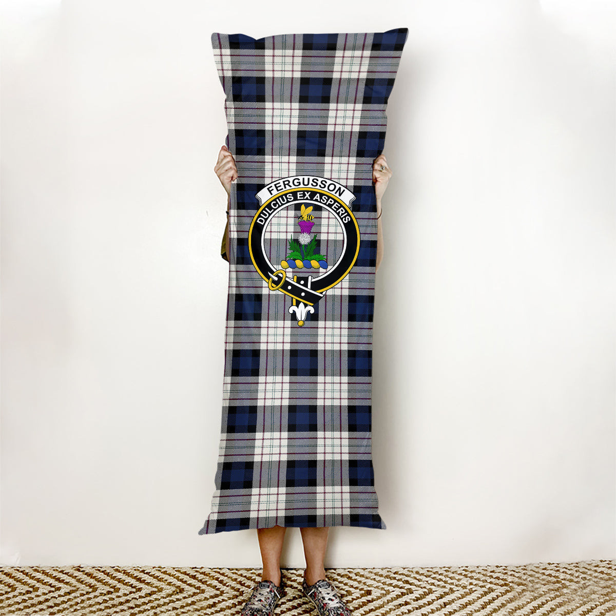 ScotsTee Shop Scottish Ferguson Dress Crest Tartan Body Pillow