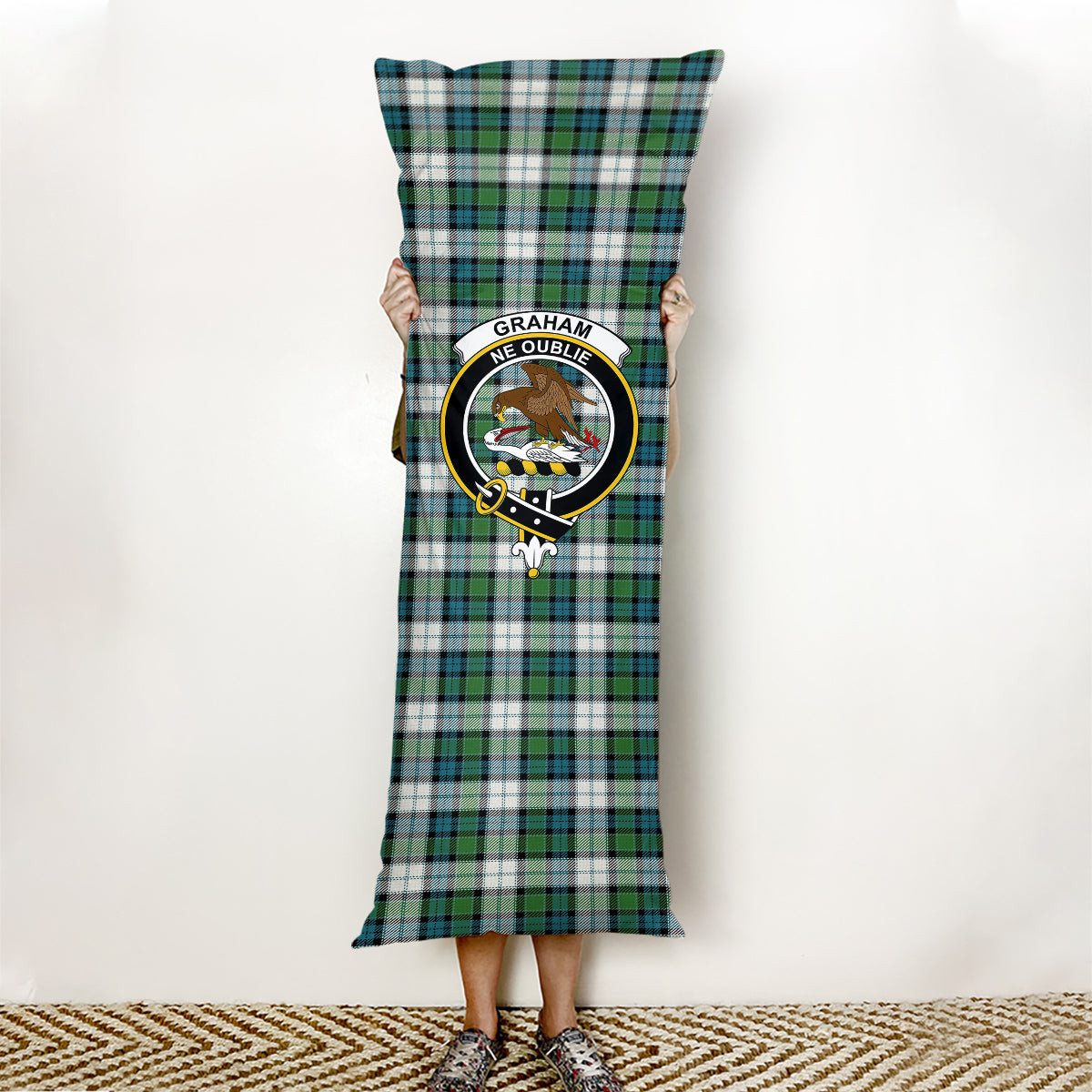 ScotsTee Shop Scottish Graham Dress Ancient Crest Tartan Body Pillow