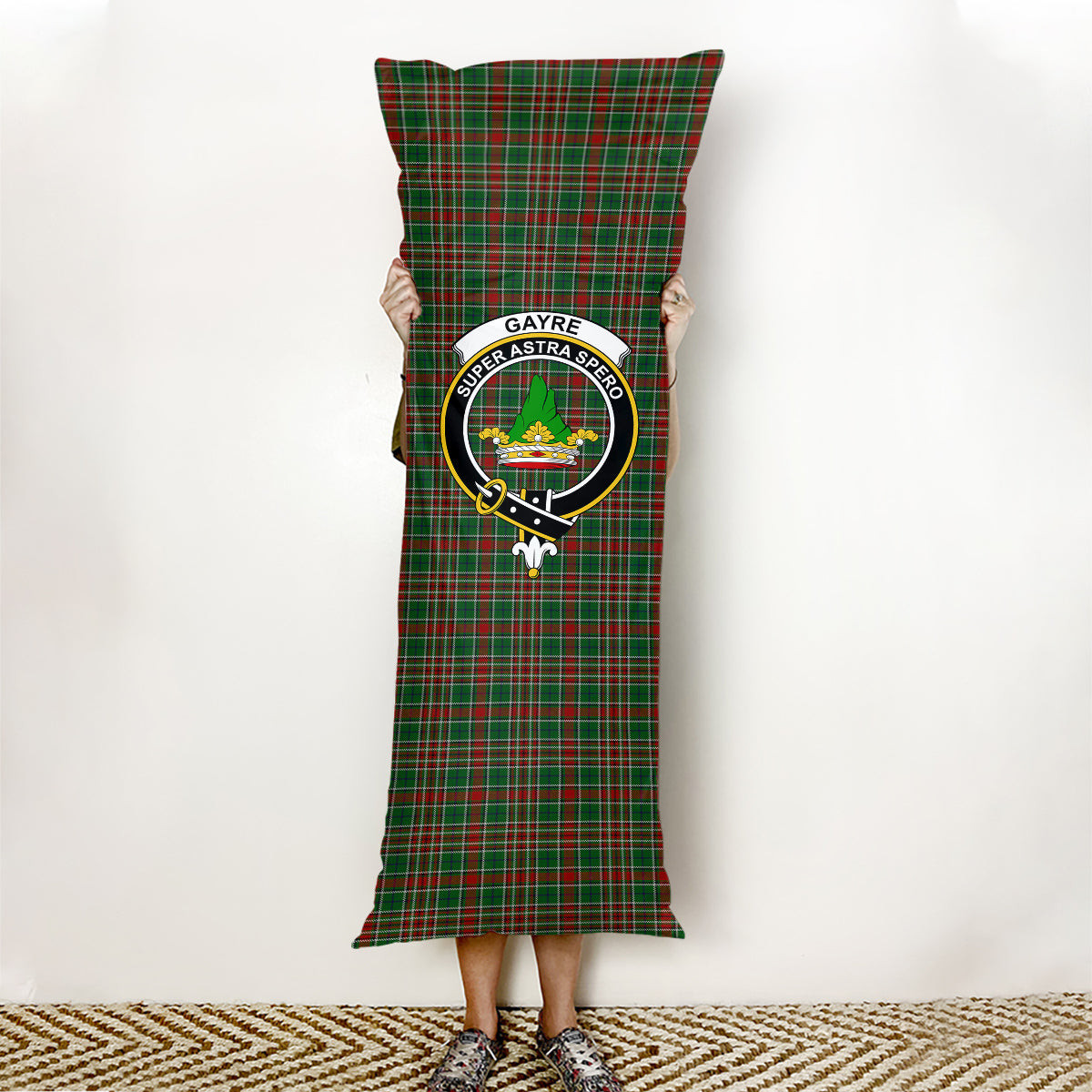 ScotsTee Shop Scottish Gayre Bodyguard 2 Crest Tartan Body Pillow