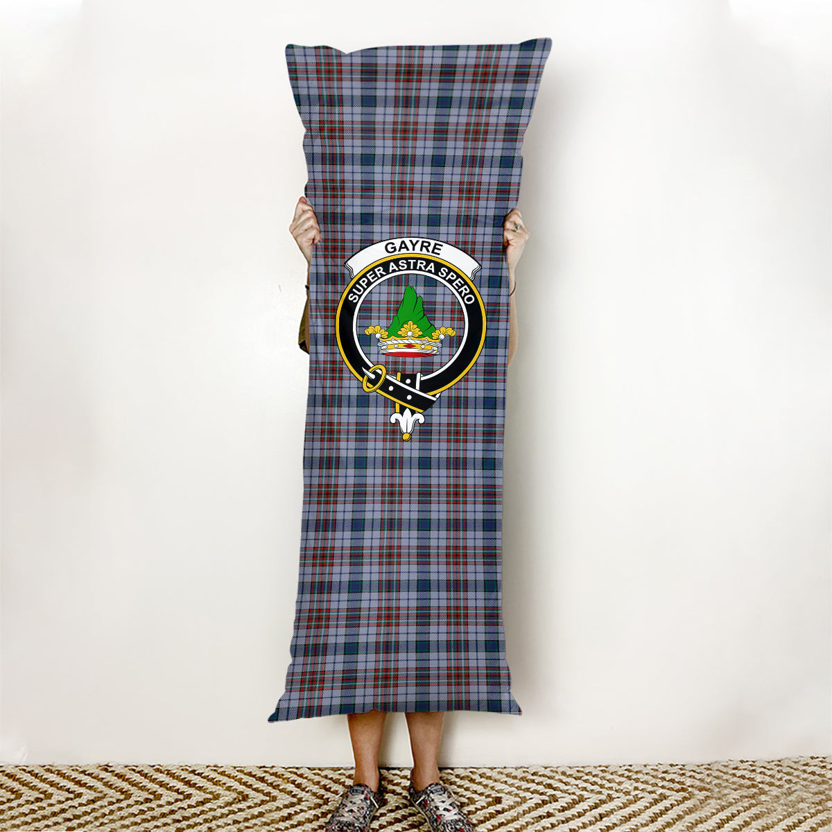 ScotsTee Shop Scottish Gayre Hunting Modern Crest Tartan Body Pillow