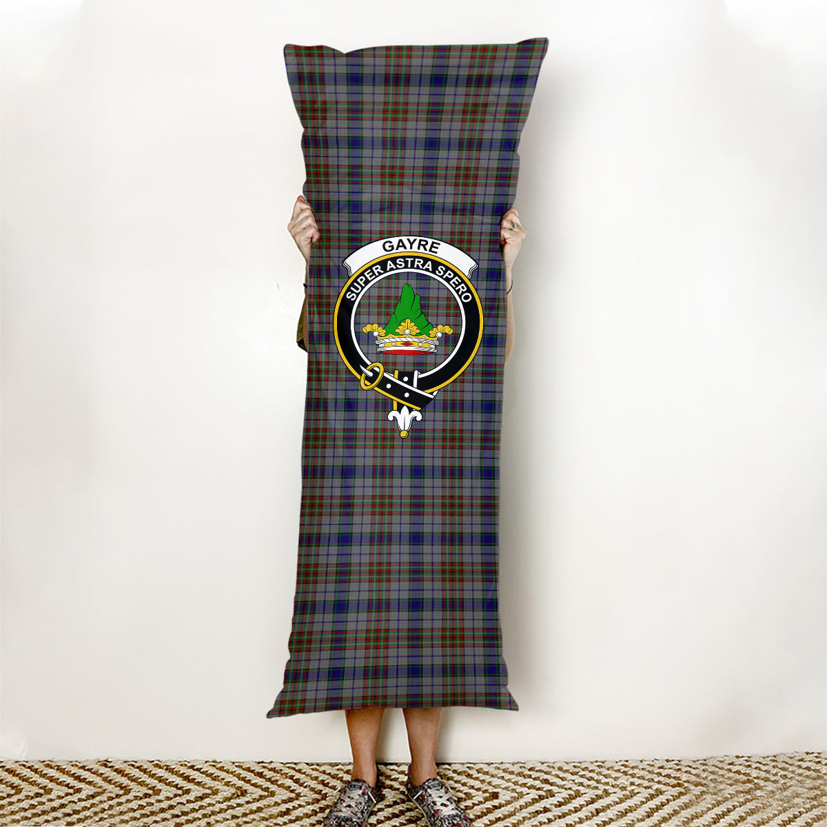 ScotsTee Shop Scottish Gayre Hunting Crest Tartan Body Pillow