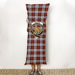 ScotsTee Shop Scottish Gillies Red Dress Crest Tartan Body Pillow
