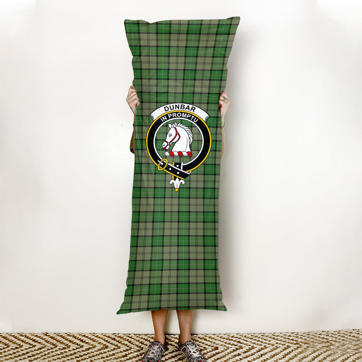 ScotsTee Shop Scottish Dunbar Hunting Ancient Crest Tartan Body Pillow