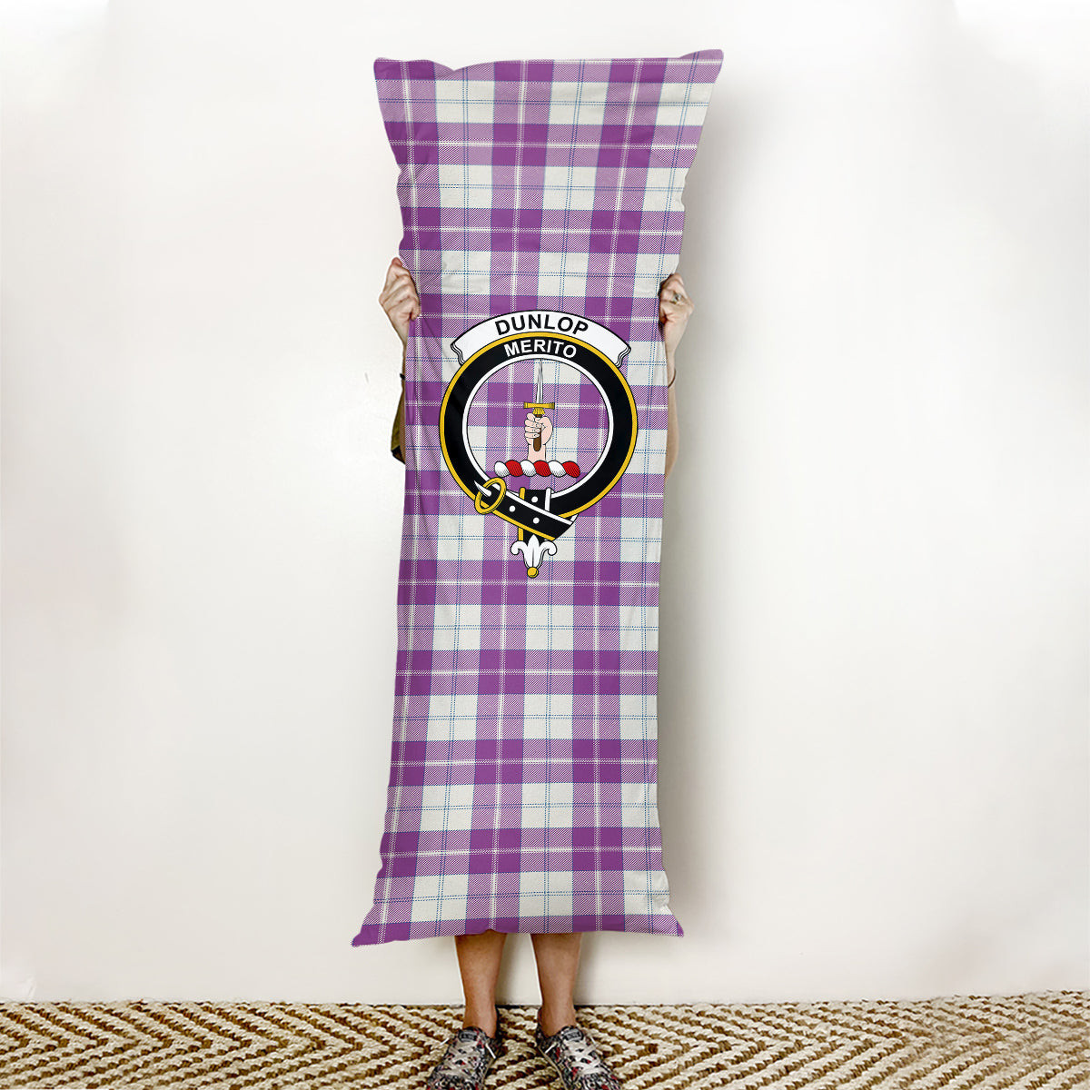 ScotsTee Shop Scottish Dunlop Dress Ancient Crest Tartan Body Pillow