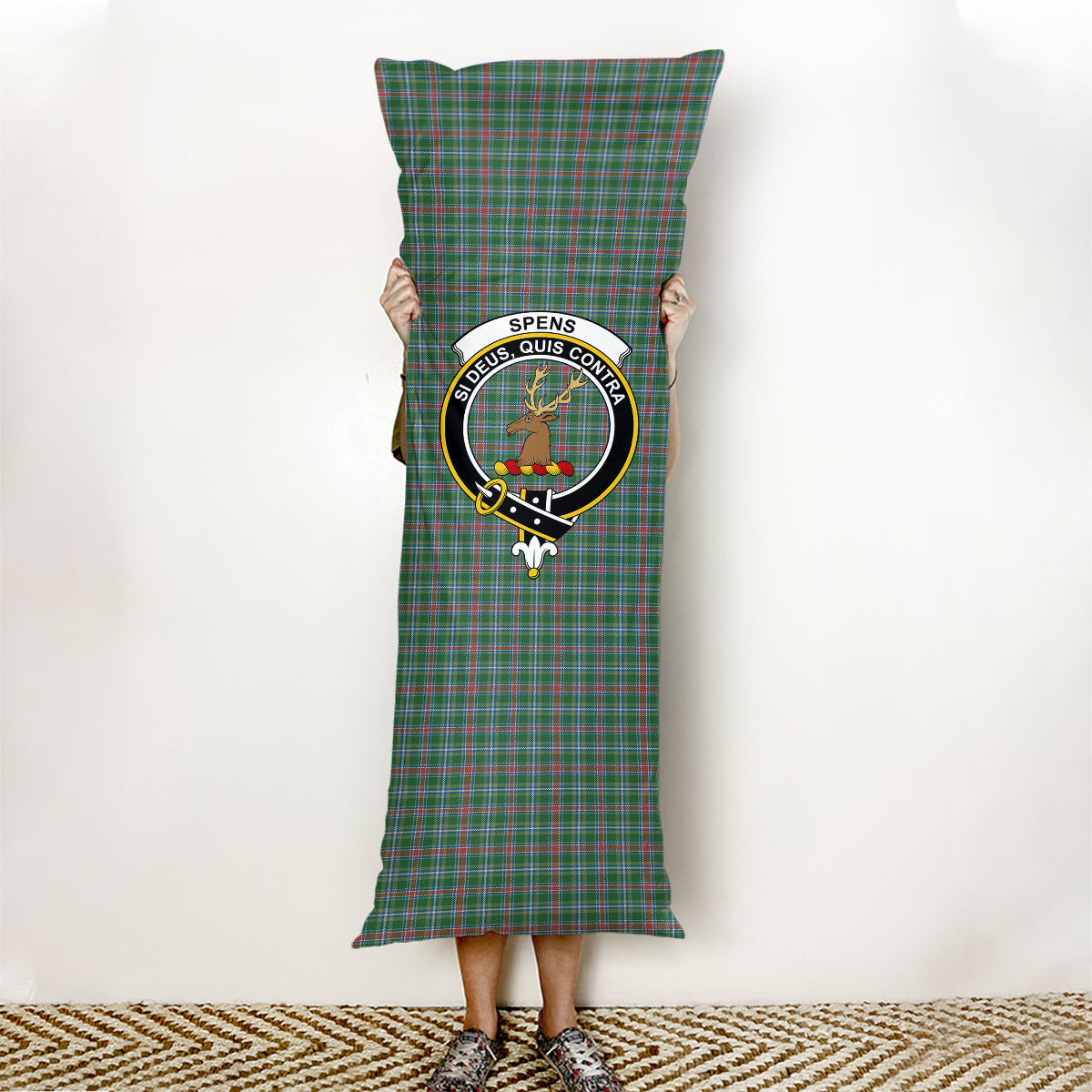 ScotsTee Shop Scottish Spens Fragment Ancient Clan Crest Tartan Body Pillow