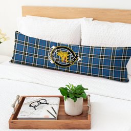 ScotsTee Shop Scottish Thompson Society Dress Blue Modern Crest Tartan Body Pillow