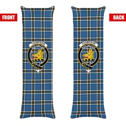 ScotsTee Shop Scottish Thompson Society Dress Blue Modern Crest Tartan Body Pillow