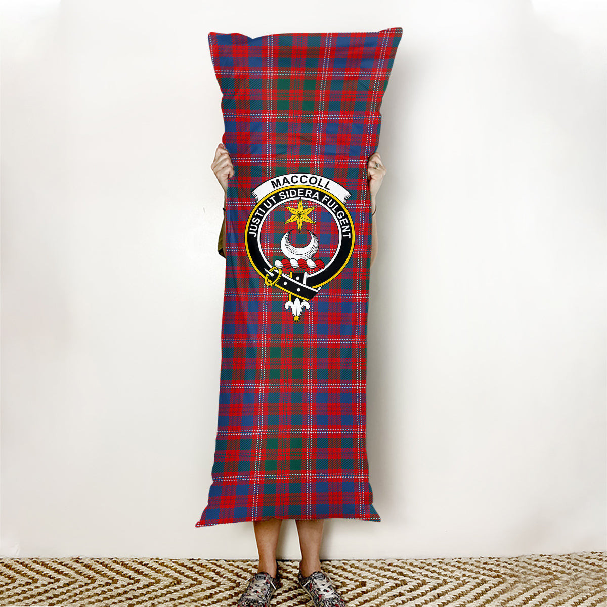 ScotsTee Shop Scottish MacColl Hunting Modern Crest Tartan Body Pillow