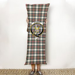 ScotsTee Shop Scottish Stewart Dress Modern SC Crest Tartan Body Pillow