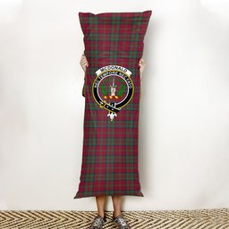 ScotsTee Shop Scottish McDonald of Glencoe Modern Crest Tartan Body Pillow
