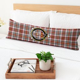 ScotsTee Shop Scottish MacAlister Dress Modern Crest Tartan Body Pillow