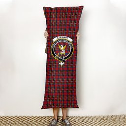 ScotsTee Shop Scottish Stewart Royal 1988 M&S Crest Tartan Body Pillow