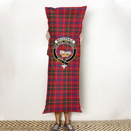 ScotsTee Shop Scottish MacDonald of Glenaladale Modern Crest Tartan Body Pillow