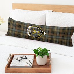 ScotsTee Shop Scottish Stewart Hunting Weathered Crest Tartan Body Pillow