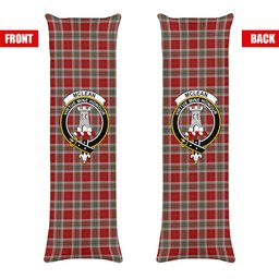 ScotsTee Shop Scottish McLean of Duart Dress Red Crest Tartan Body Pillow