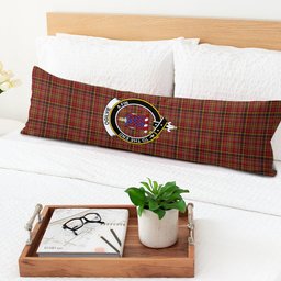 ScotsTee Shop Scottish Ogilvie (Ogilvy) of Strathallan Crest Tartan Body Pillow
