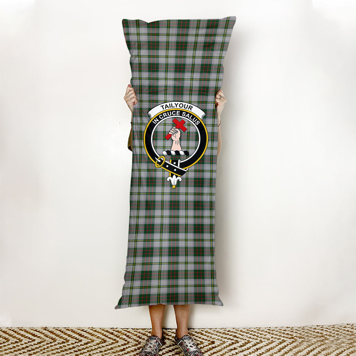 ScotsTee Shop Scottish Tailyour Dress 2 Crest Tartan Body Pillow
