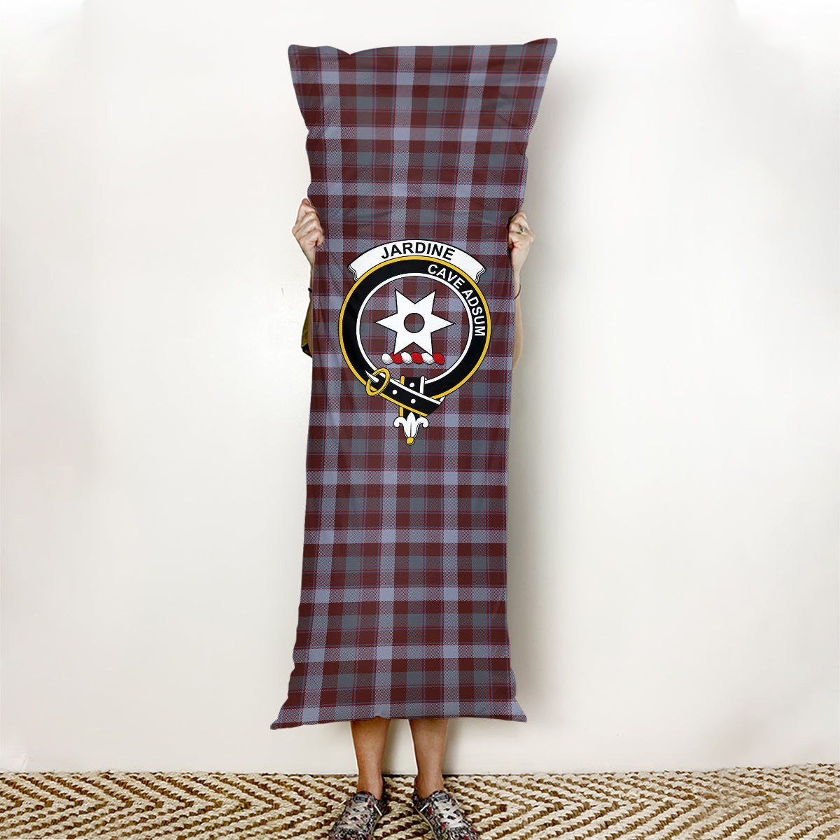 ScotsTee Shop Scottish Jardine of Castlemilk Modern Crest Tartan Body Pillow