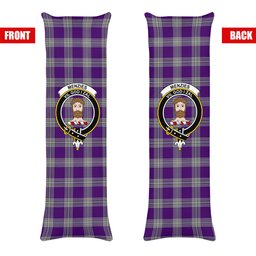 ScotsTee Shop Scottish Menzies Mauve and White Crest Tartan Body Pillow