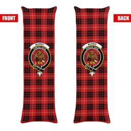 ScotsTee Shop Scottish Munro Black and Red Modern Crest Tartan Body Pillow