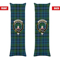 ScotsTee Shop Scottish Stephenson Hunting Red Stripe Crest Tartan Body Pillow