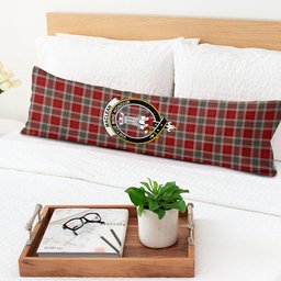 ScotsTee Shop Scottish MacLean of Duart Dress Red Crest Tartan Body Pillow