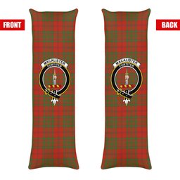 ScotsTee Shop Scottish MacAlister of Glenbarr Ancient Crest Tartan Body Pillow
