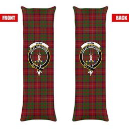 ScotsTee Shop Scottish Shaw of Tordarroch Red Dress Crest Tartan Body Pillow