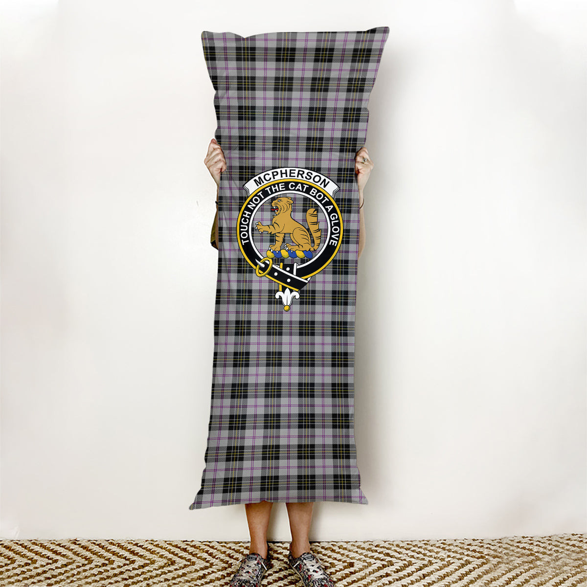 ScotsTee Shop Scottish McPherson Dress Ancient Crest Tartan Body Pillow