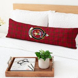 ScotsTee Shop Scottish Murray of Tulloch Modern Crest Tartan Body Pillow