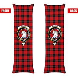 ScotsTee Shop Scottish Ramsay of Dalhousie (Ramsay Red) Modern Crest Tartan Body Pillow