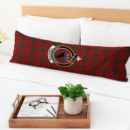 ScotsTee Shop Scottish MacDonell of Glengarry 4 Crest Tartan Body Pillow