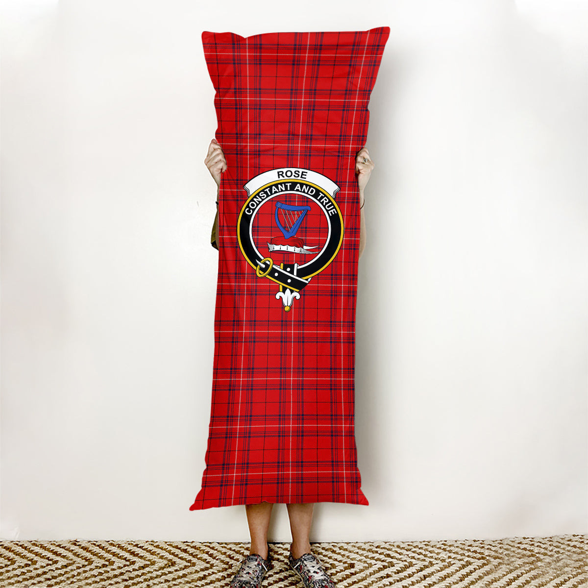 ScotsTee Shop Scottish Rose of Kilravock Modern Crest Tartan Body Pillow