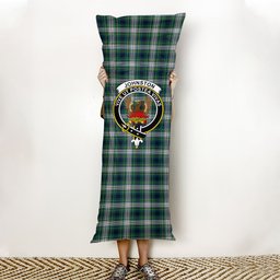ScotsTee Shop Scottish Johnston Dress Modern Crest Tartan Body Pillow