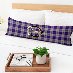 ScotsTee Shop Scottish MacRae Dress Purple 1 Crest Tartan Body Pillow