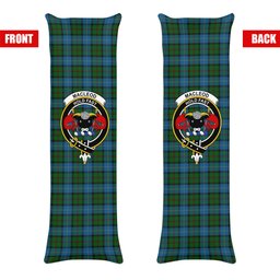 ScotsTee Shop Scottish MacLeod of Assynt Crest Tartan Body Pillow