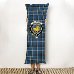 ScotsTee Shop Scottish Thompson Dress Blue Crest Tartan Body Pillow