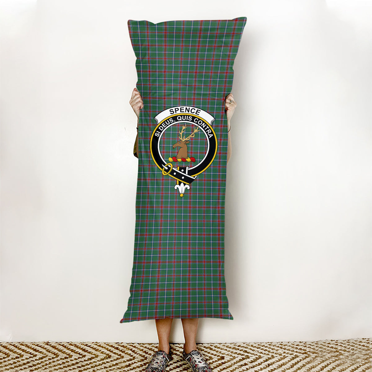 ScotsTee Shop Scottish Spence Fragment Modern Clan Crest Tartan Body Pillow