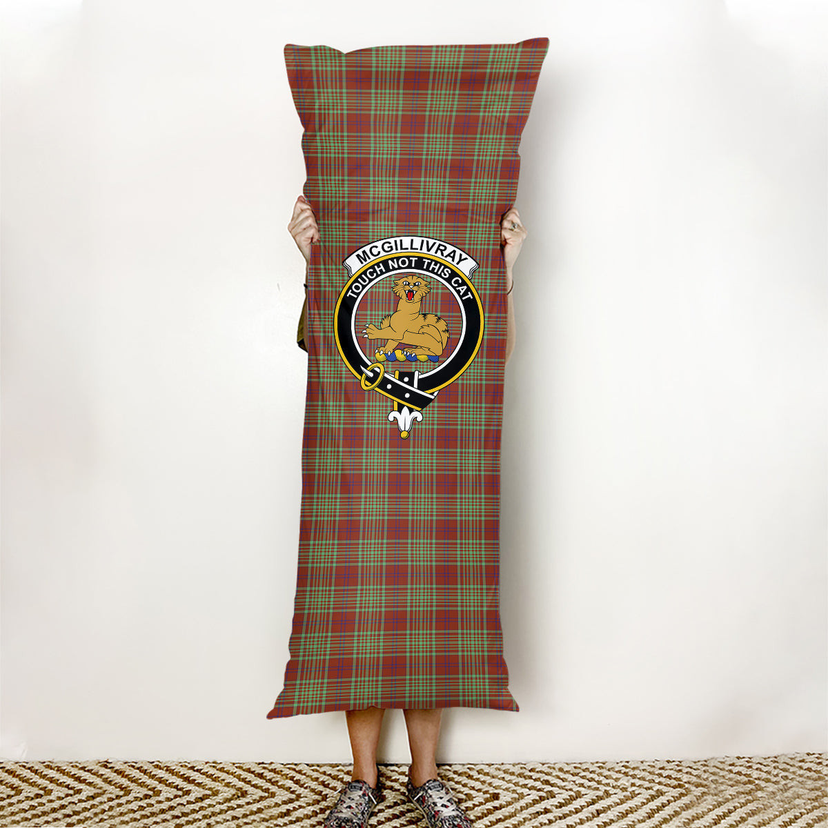 ScotsTee Shop Scottish McGillivray Hunting Ancient Crest Tartan Body Pillow