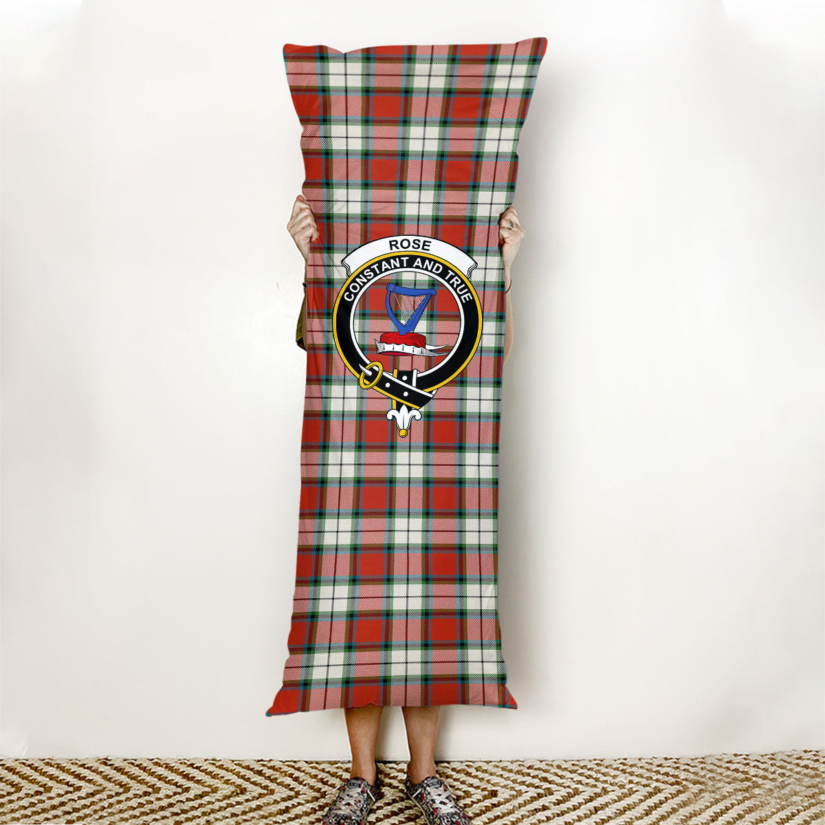 ScotsTee Shop Scottish Rose Dress Ancient Crest Tartan Body Pillow