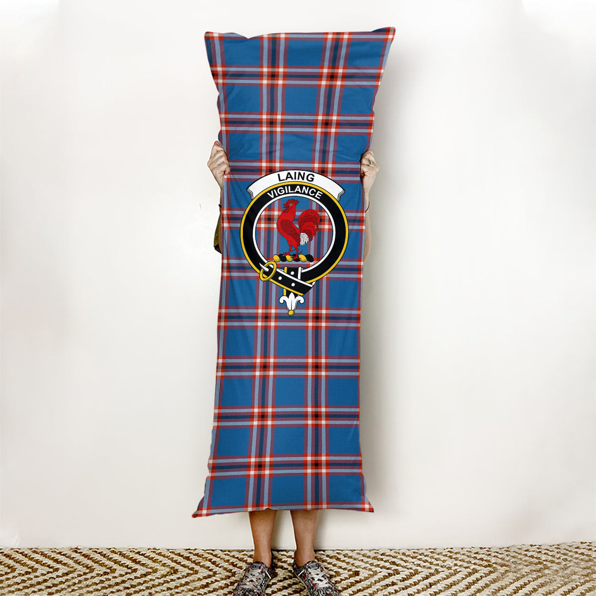 ScotsTee Shop Scottish Laing of Archiestown Ancient Crest Tartan Body Pillow
