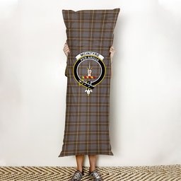 ScotsTee Shop Scottish McIntyre Hunting Weathered Crest Tartan Body Pillow