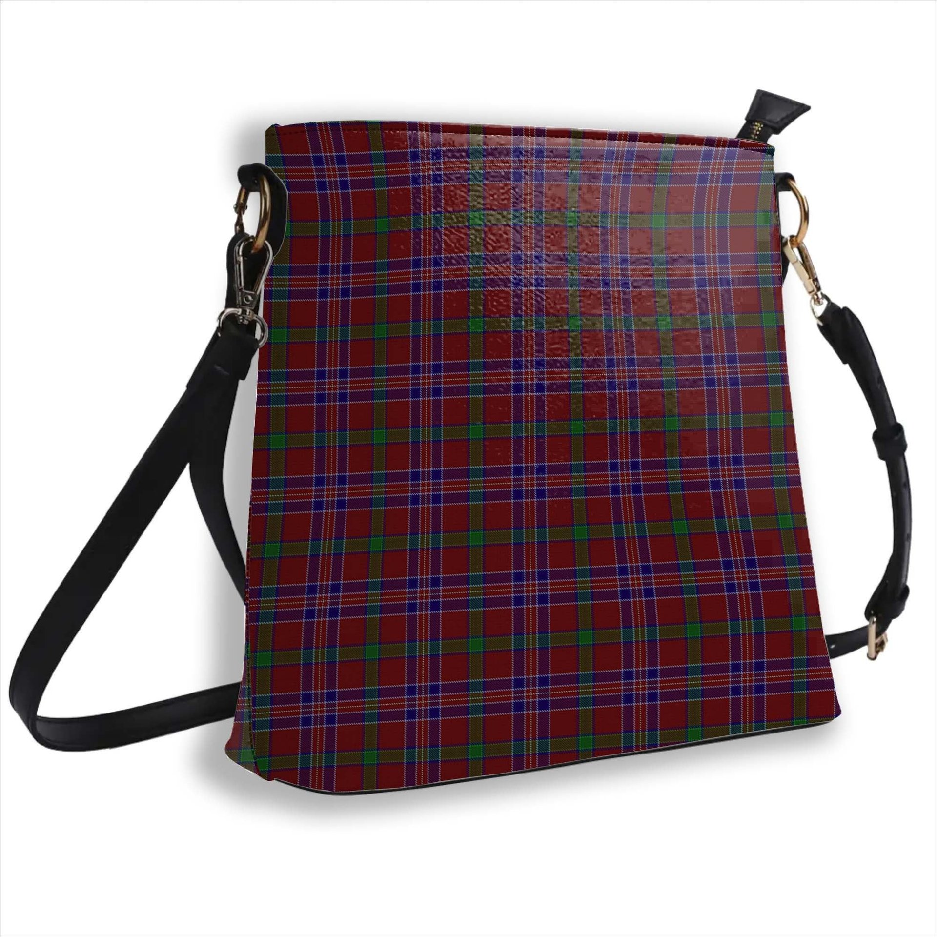 ScotsTee Shop Scottish MacNiven Tartan Bucket Bag Ladies Shoulder Bag Midi