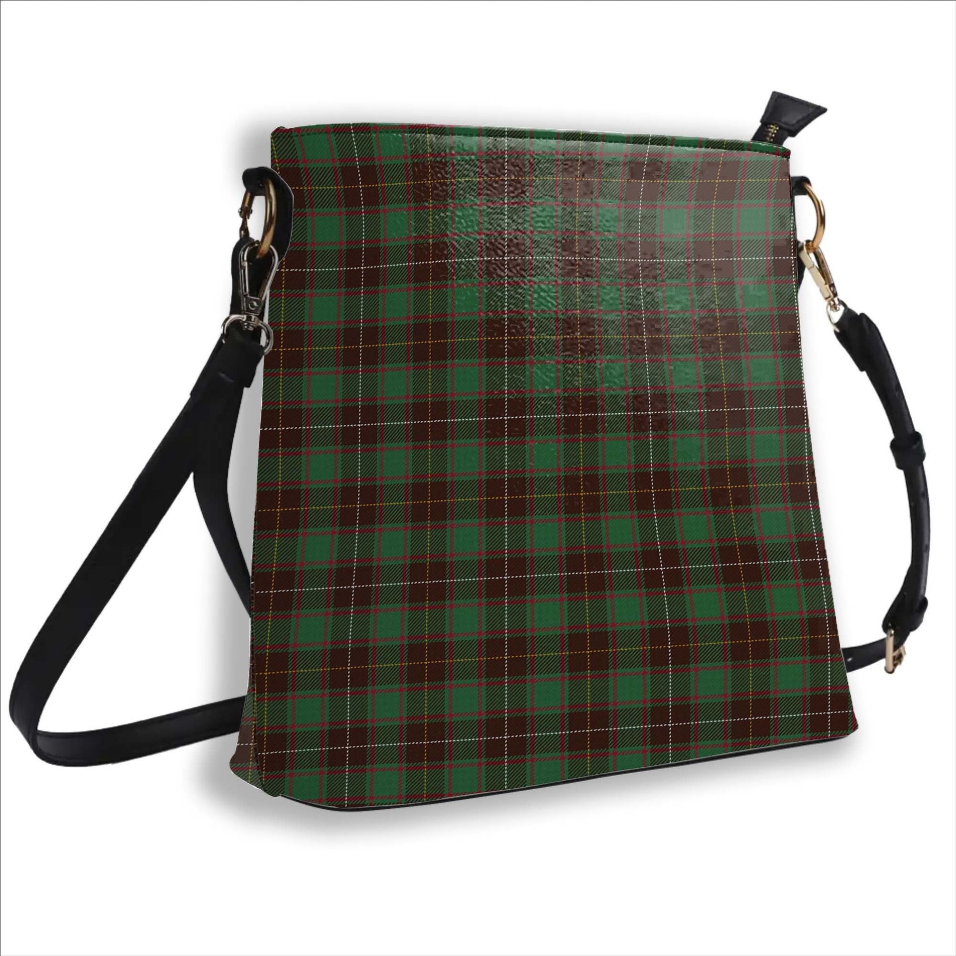 ScotsTee Shop Scottish MacPhee Hunting Modern Tartan Bucket Bag Ladies Shoulder Bag Midi