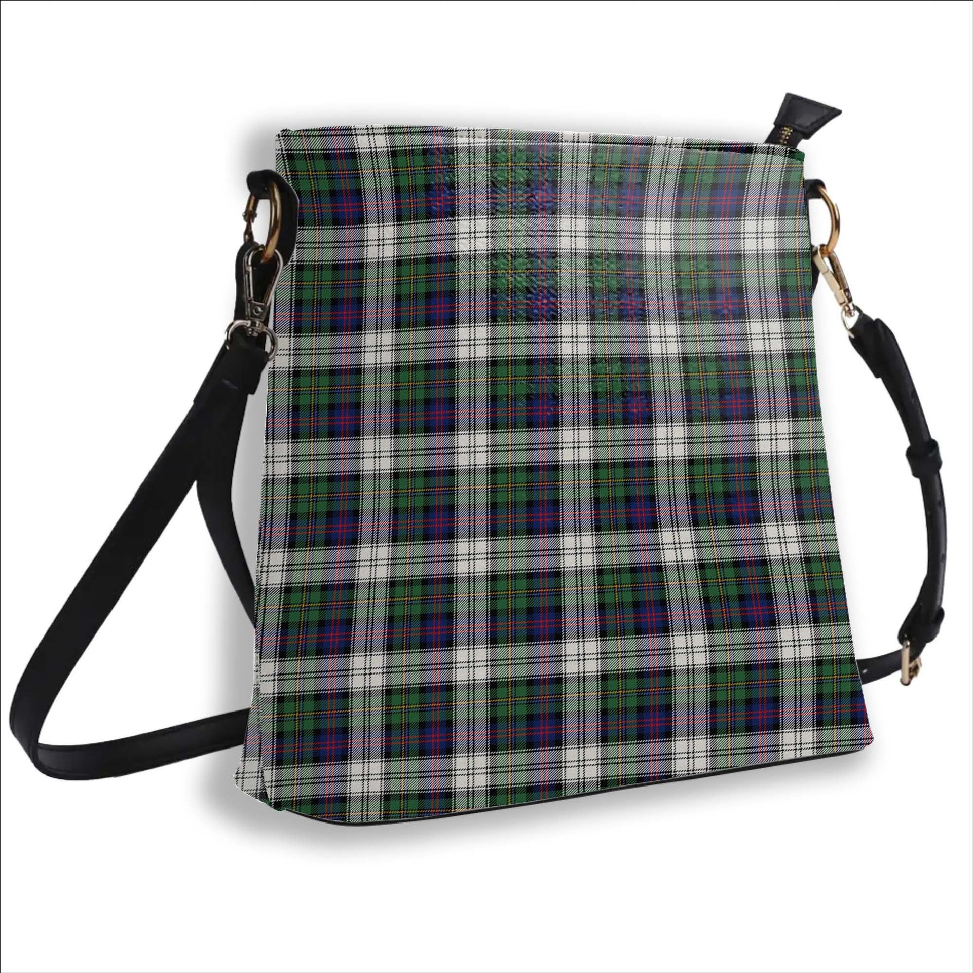 ScotsTee Shop Scottish McCallum Dress Modern Tartan Bucket Bag Ladies Shoulder Bag Midi